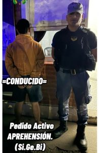 Pedido activo de aprehensión 